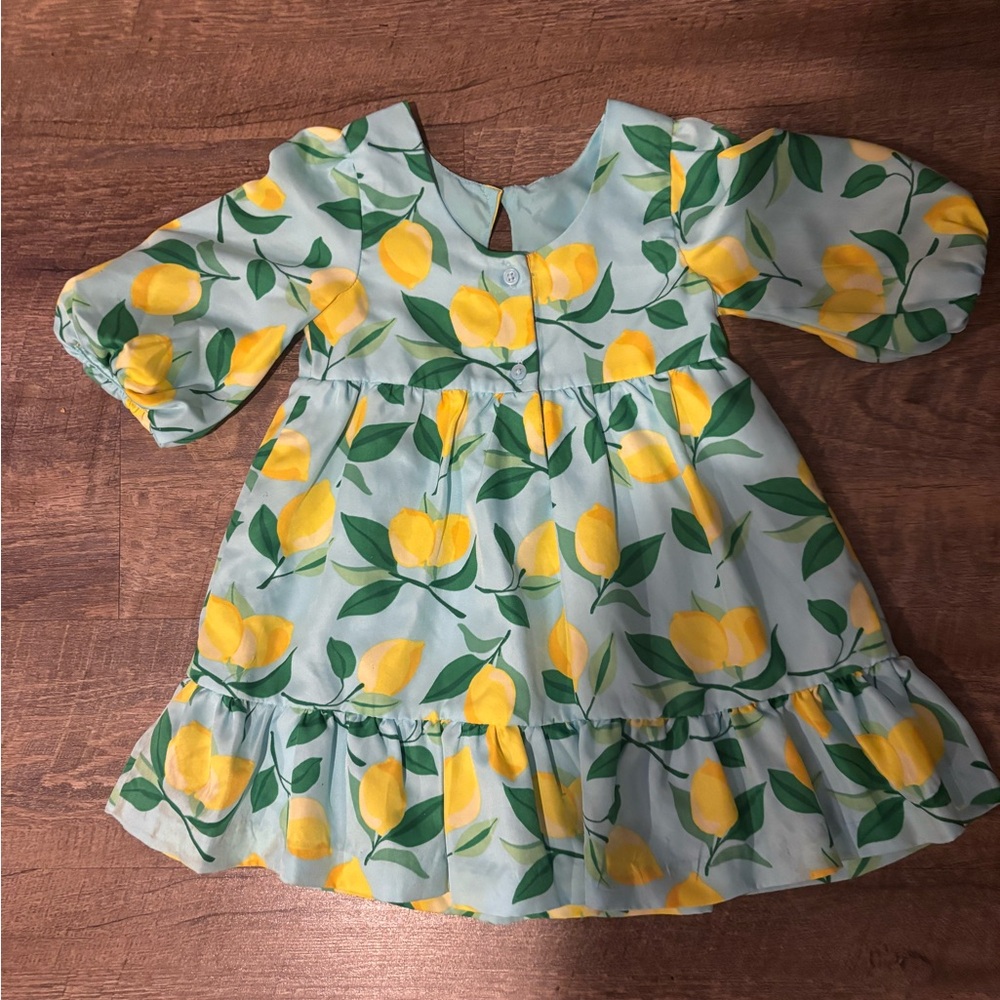 Janie and Jack Lemon Dress - Picture 5 of 9